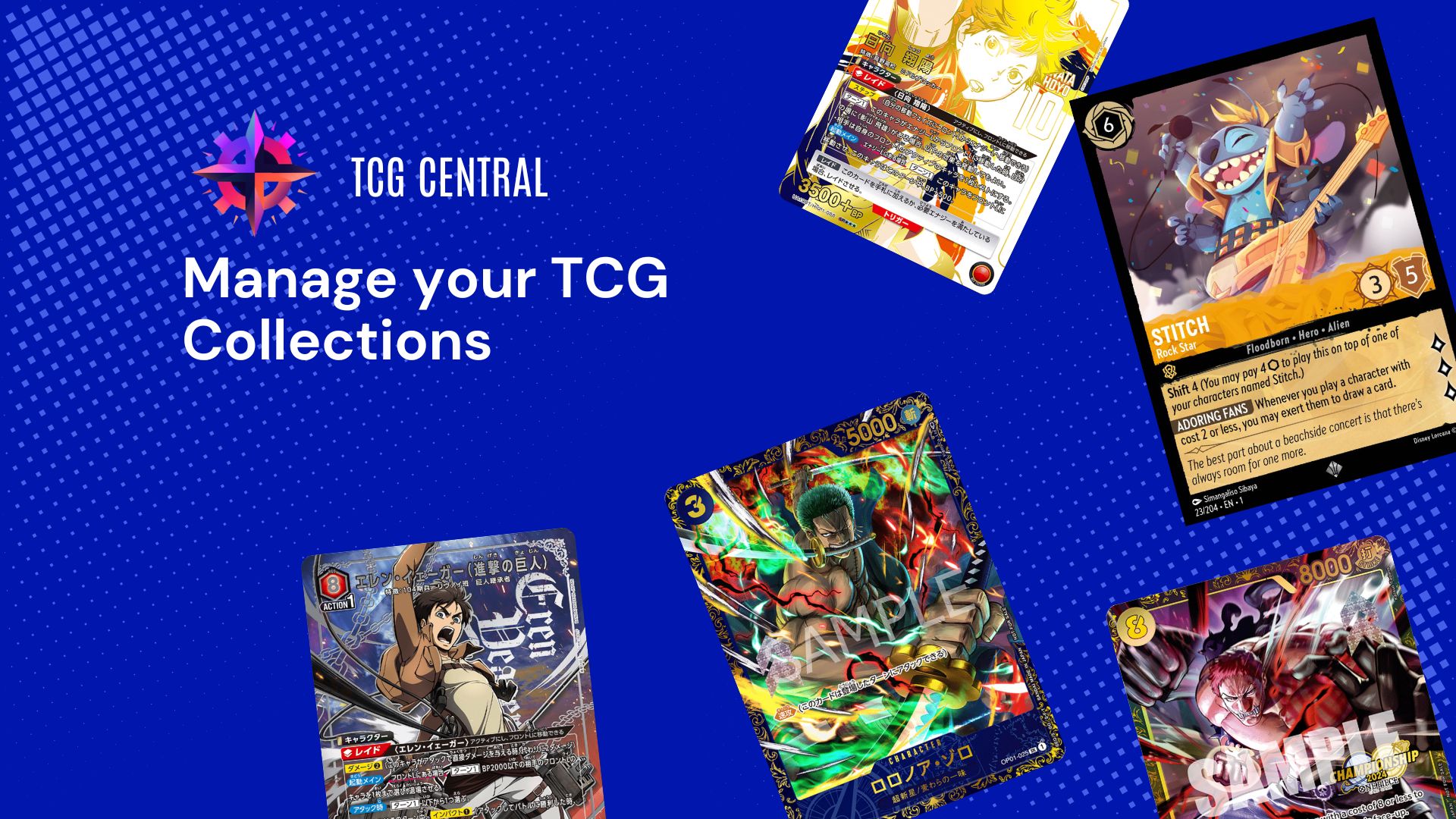 TCG-CENTRAL - card collection management