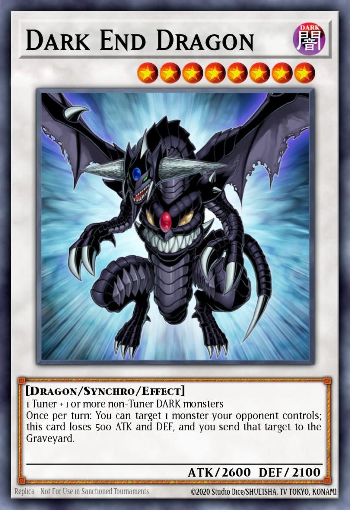 Dark End Dragon Card Yu-Gi-Oh