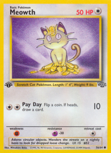 Meowth Pokemon Card