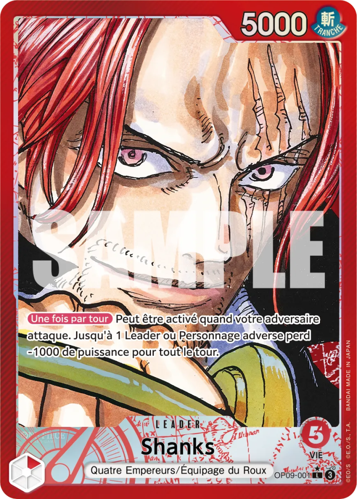 SHANKS OP09-001 FRENCH